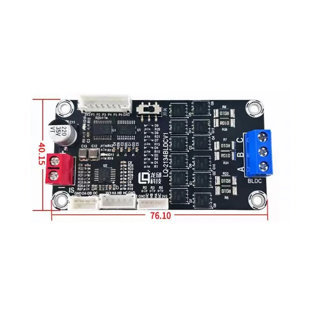 

PWM+IO Control BLDC Plus Brushless Driver Module Support Universal LQ-2134BLDCV1 Brushless Motor Driver Board with Hall 10-20V
