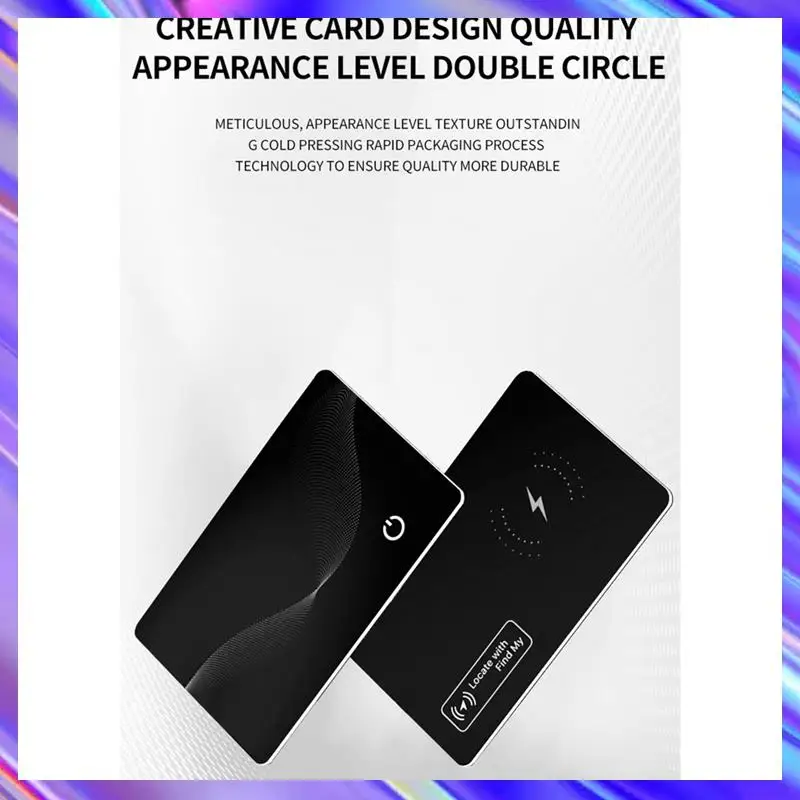 

A24U Карта слежения за местоположением против потери GPS-локатор Смарт-тег Поддержка беспроводной зарядки