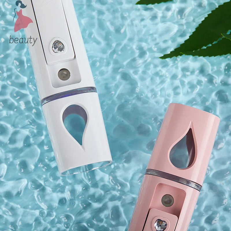 Humidificador Facial recargable por USB, Mini vaporizador Facial, atomizador Facial, Humidificador Facial