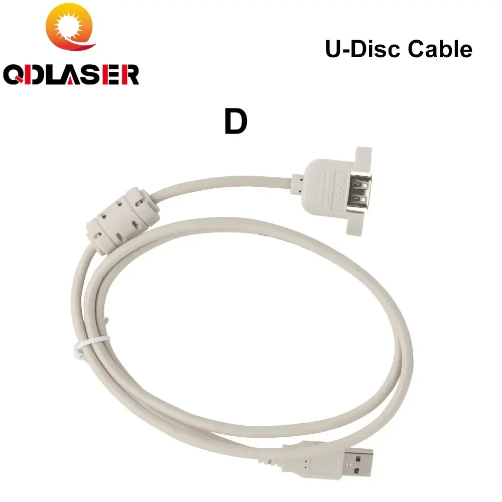 QDLASER Ruida RDC6442S  RDC6445G  RDC6432 Co2 Laser  control card USB Extension Cable power cable Adapter & Screws