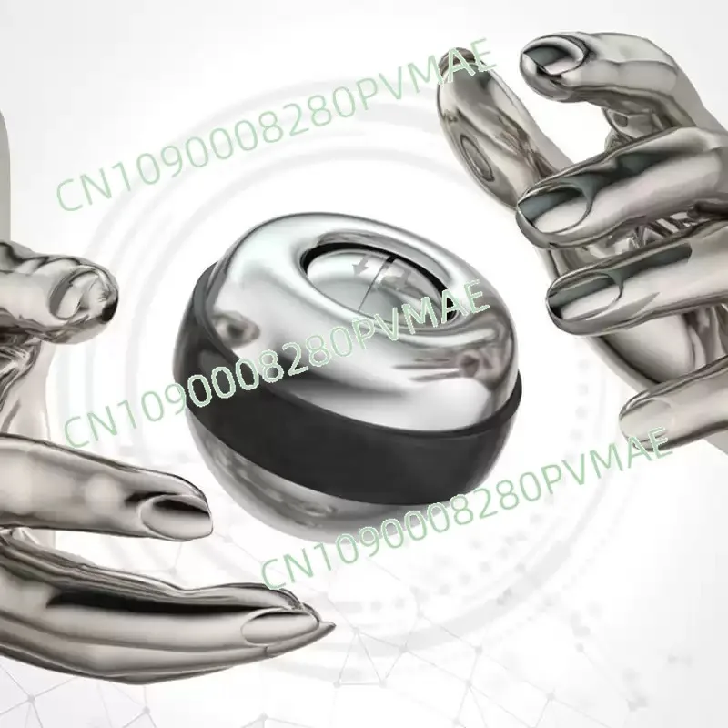 

Full Metal Power Wrist Ball Forearm Muscle Training Gyroscopic Ball Mute Metal Gym Exerciser Hand Strengthener