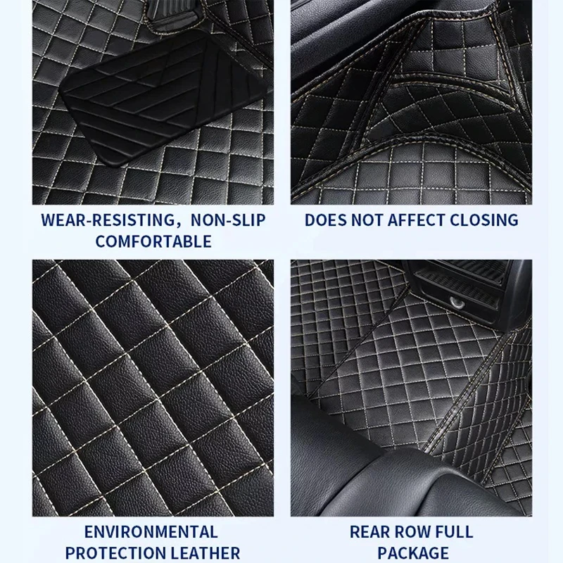 Car Mats For VW VW Caddy 2K 2015~2019 Waterproof Accesorios Para Auto Car Floor Mats Tapetes Para Carro Car Accessories