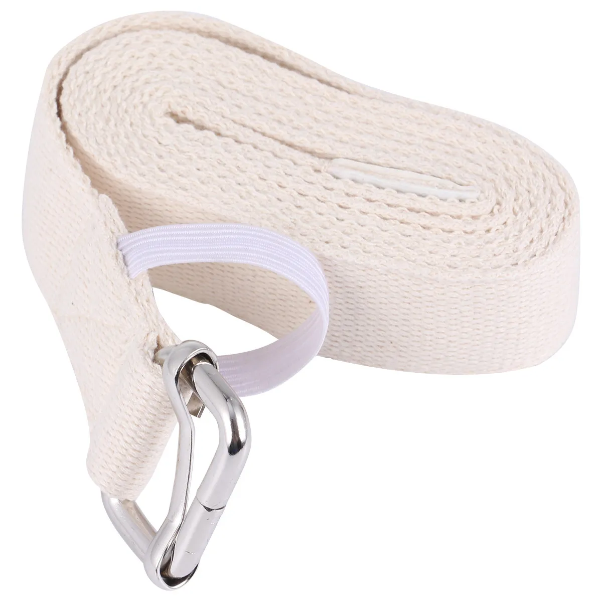 

1Pcs High Quality Cotton Yoga Strap 1.2 Meter Stretch Belt for Flexibility Training Pilates Warm Ups Muscle Toning Portable
