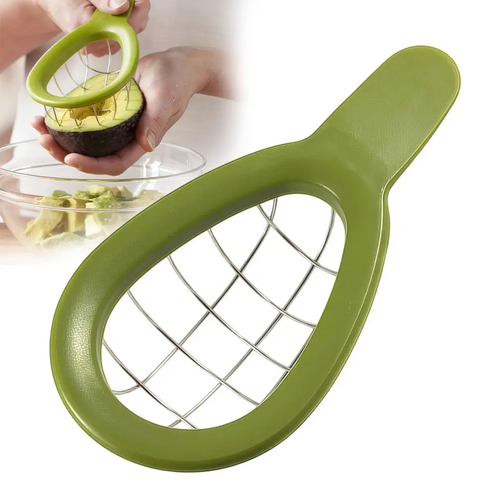 Multifunctional Avocado Slicer Quick Pitter Cutter Tool for Kiwi 3 in 1 Fruit Slicer Divider Kitchen Gadget for Guacamole Prep