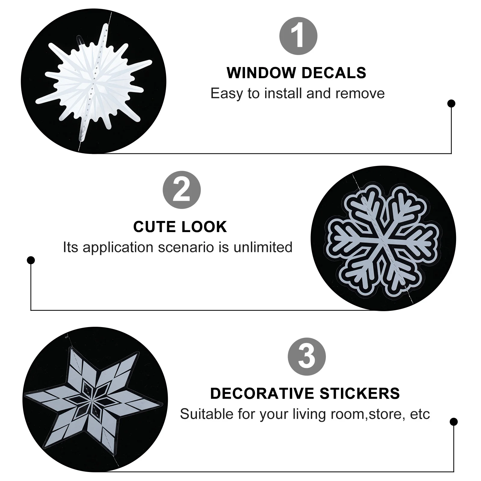 

2 Pcs Snowflakes Flag Festive Charms Christmas Fireplace Decor Dangling Ornaments Pvc Party Decorations Beautiful Pull Flags