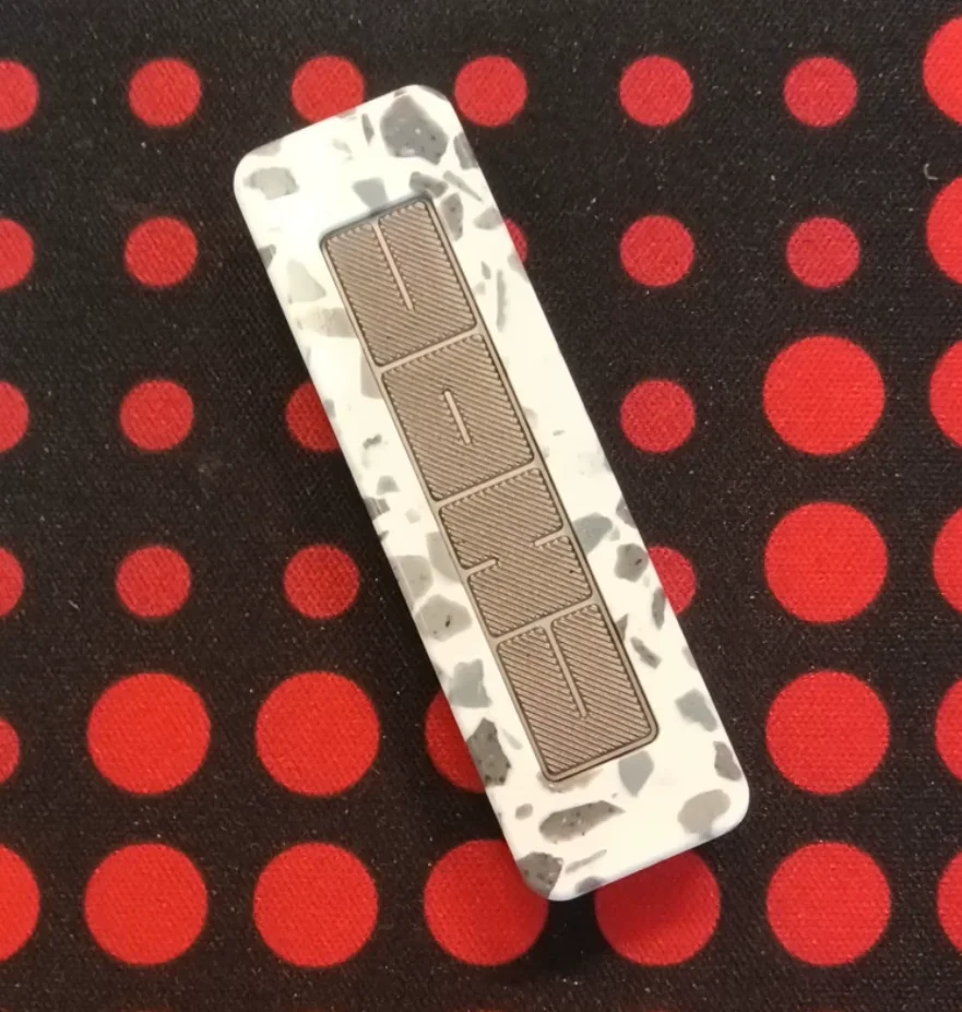 Used EDC Lautie EDC chocolate nougat promotes brand name Corinne fidget slider decompression toy