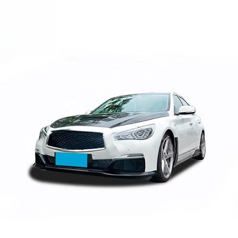 Carbon Fiber Mix Fiber Glass Car Bumper BodyKit for Infiniti Q50 Upgrade to EAU Style Big Body Kit