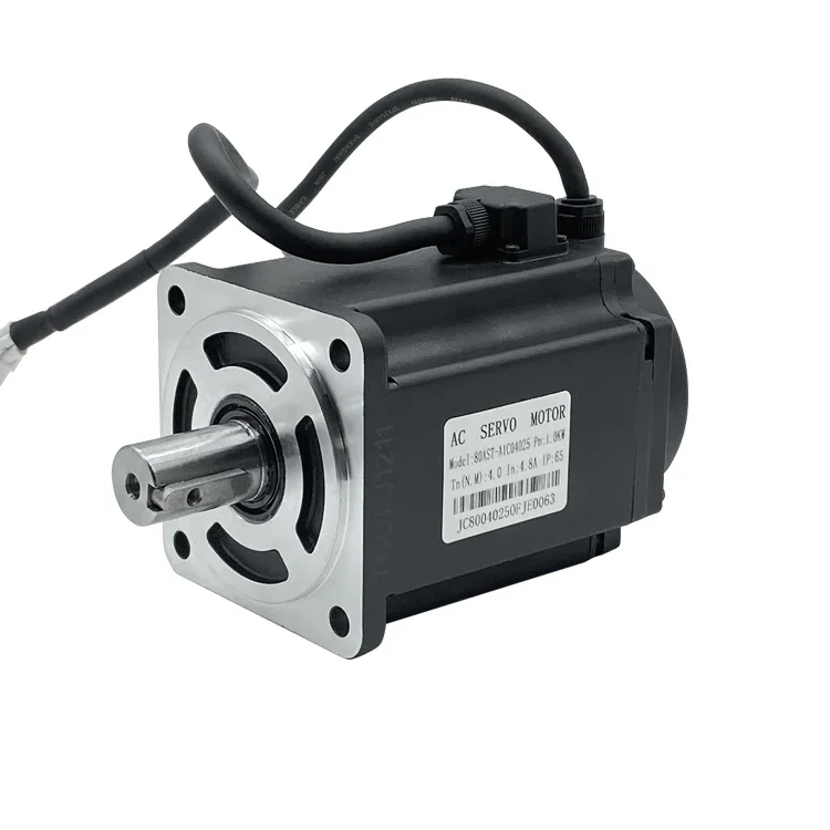 micro servo motor 1KW 3.8N.m 2500 rpm 80AST-A1C04025 spindle servo motor