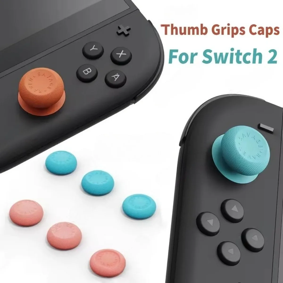 

For Switch 2 Controller Protective Cover Anti Slip and Wear-resistant DesignThumbstick Cover Game Accessories Joystick Cap Suit