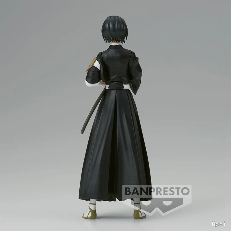 Bandai Namco Banpresto Bleach Solid and Souls Rukia Kuchiki 14Cm Anime Original Action Figure Model Toy Birthday Gift Collection