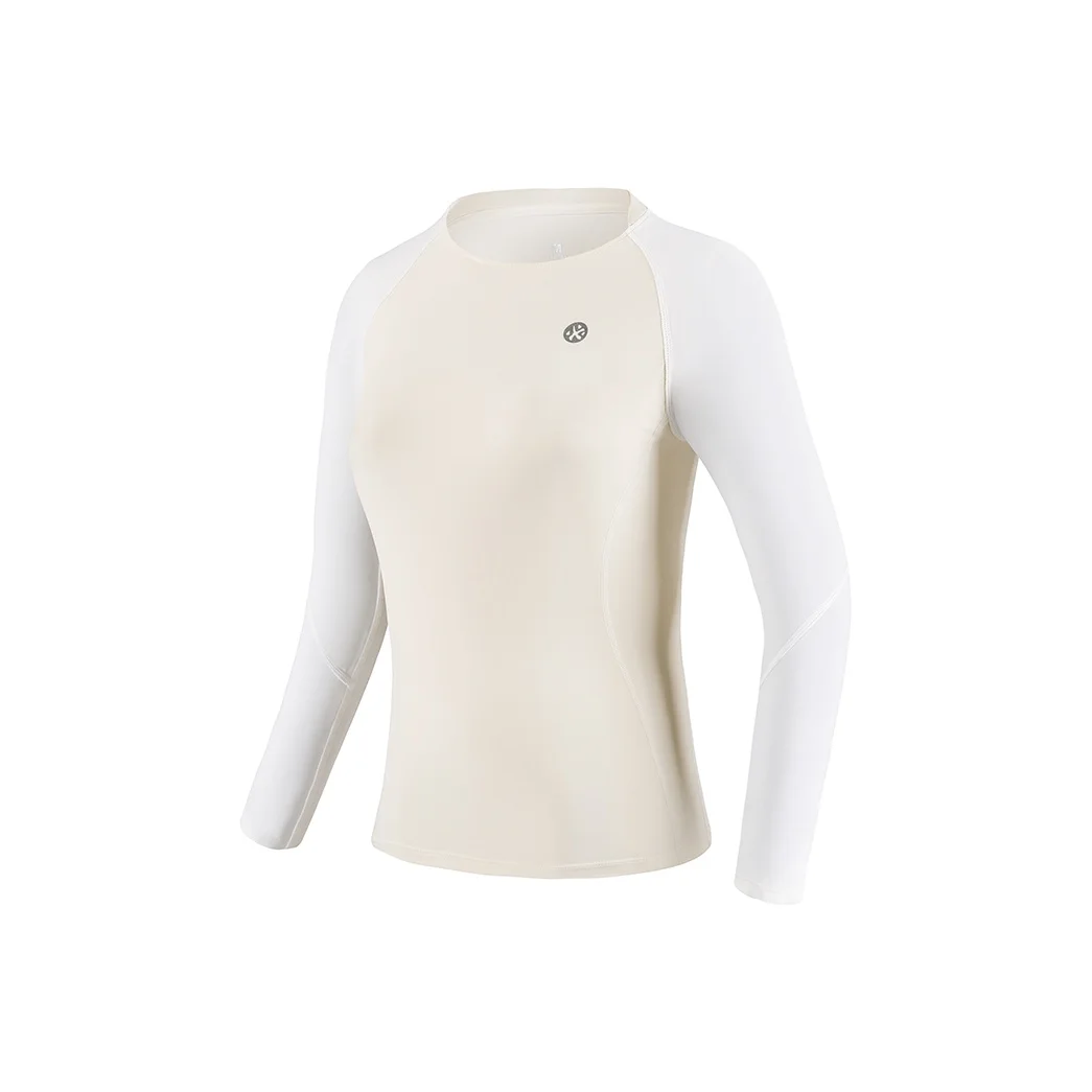 BMAI Workout Clothing Women's Light Khaki/Dark Beige White FRCK002-2