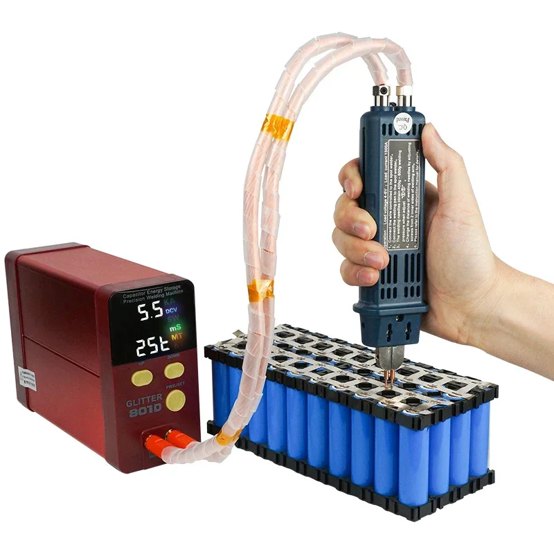 NEW Glitter 801D Pulse Battery Welding Machine Spot Welder Used For Welding Of Lithium Battery Pack Capacitor Energy Storage Spo