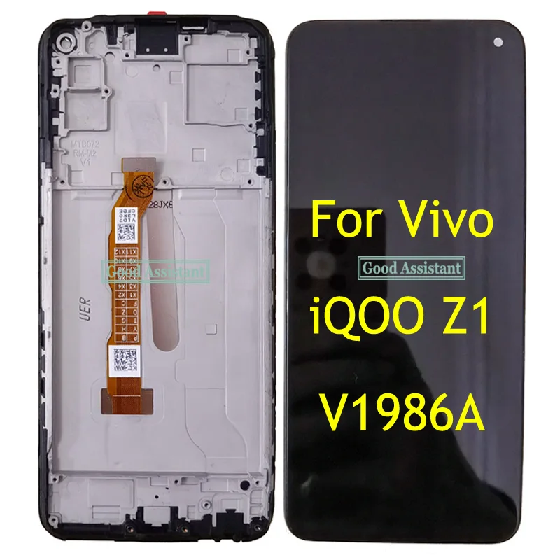 Black 6.57 inch For Vivo iQOO Z1 5G V1986A LCD Display Touch