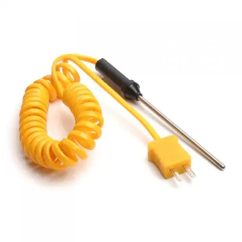 K Type Thermocouple Probe (-50°C to 300°C) Flexible Cable Wire for Digital Thermometer