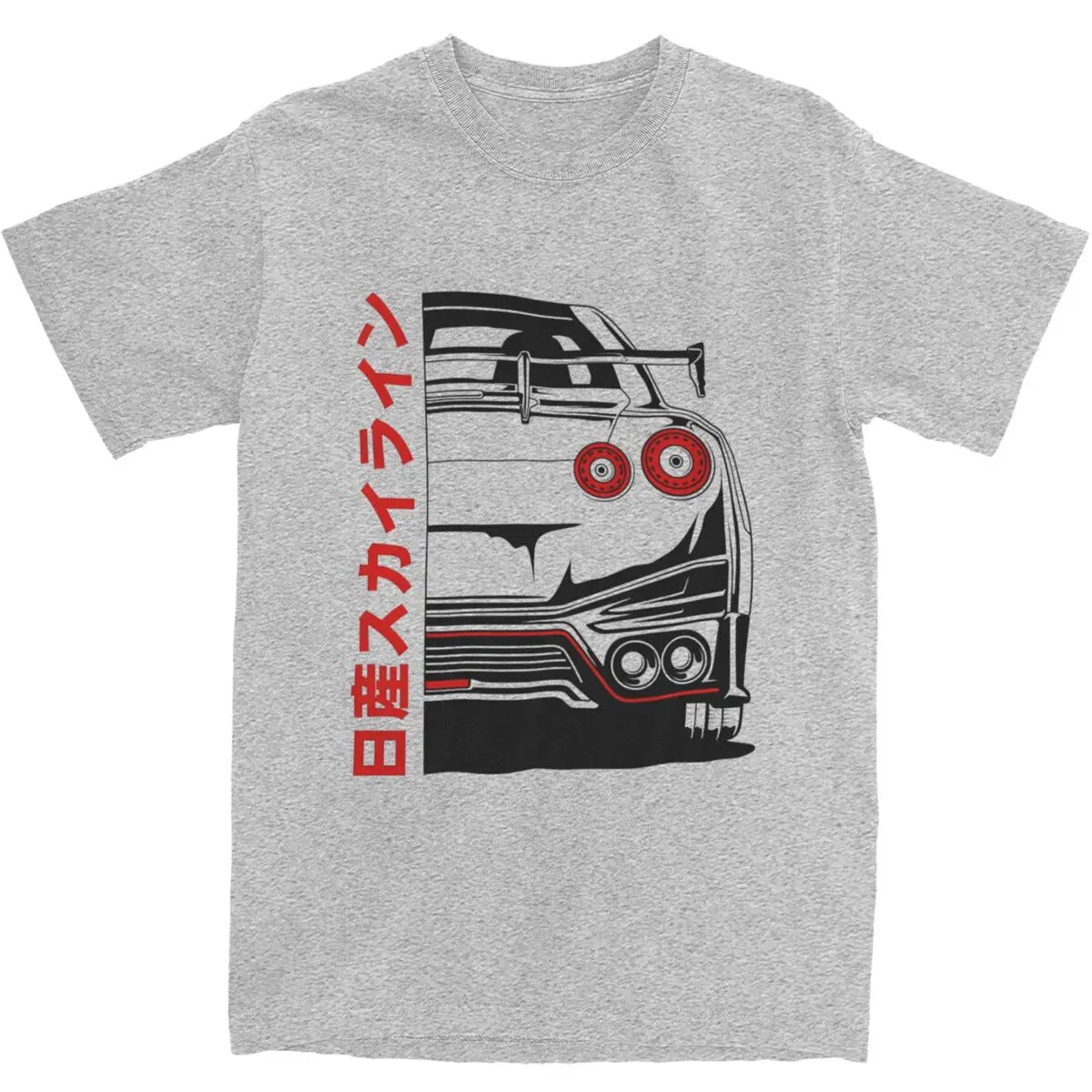 JDM GTR R35 Men Women T Shirts GT-R Sports Car Merch Amazing Tee Shirt T-Shirts Pure Cotton Graphic Printed Clothes