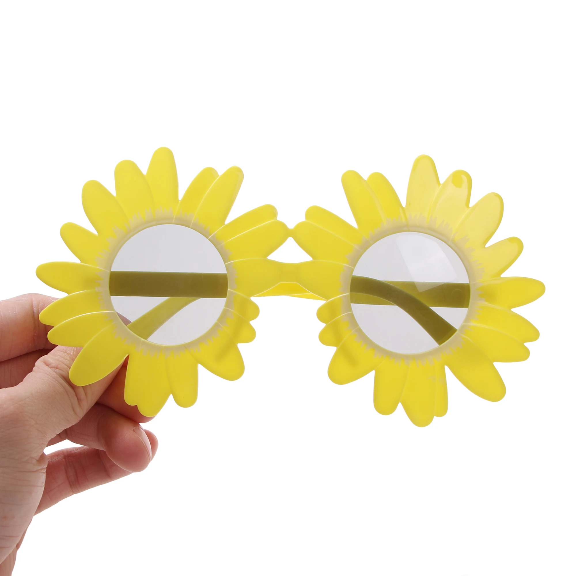 Sun Flower Daisy Sunglasses Funny Glasses Picnic Photograph Sunglasses Creative Decorative Summer Beach Birthday Party Glasses