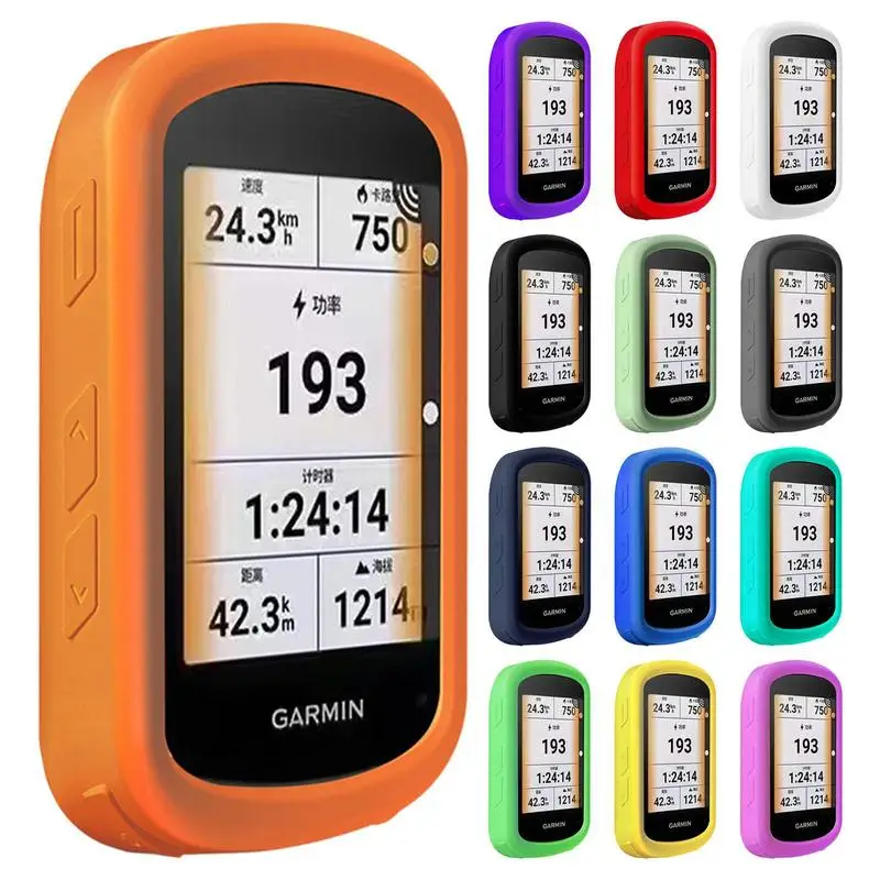 Soft Silicone Protective Cover For Garmins Edge 840 Stopwatch Full-coverage Dustproof Shockproof Cycling Computer Protector Case