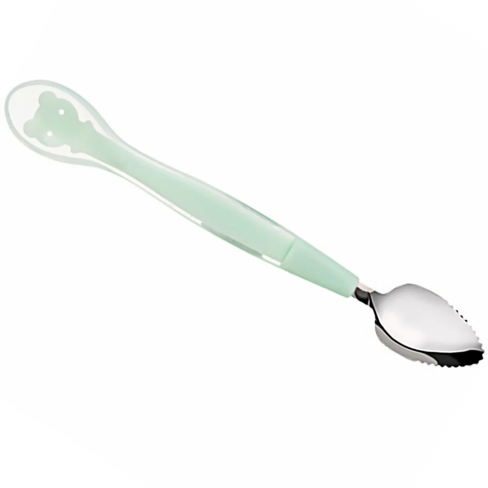 Food Supplement Spoon Baby Self Feeding Kids Spoons Newborn Fruit Masher Training Tableware Tools Infant Utensils Scraping