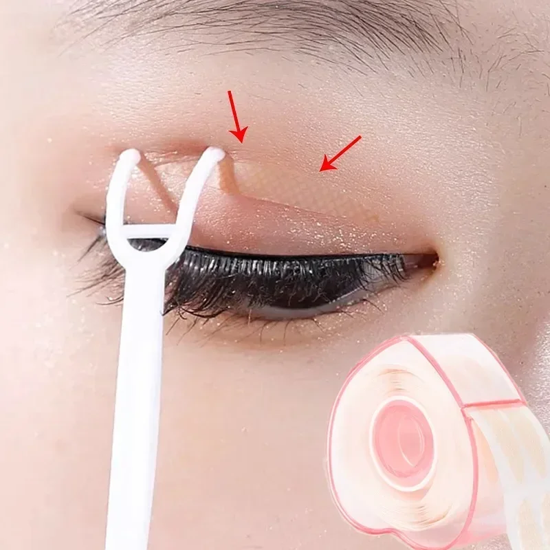 레이스 메쉬 투명 쌍꺼풀 테이프 스티커 360/600개 셀프 접착 쌍꺼풀 테이프 스티커 S/L 메이크업 베이지 쌍꺼풀 리프팅 도구