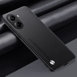 For Poco X7 Pro Case Luxury Imitation Leather Plastic Hard Shockproof Back Cover for Xiaomi Poco X7 Pro Cases Poco X7Pro Funda