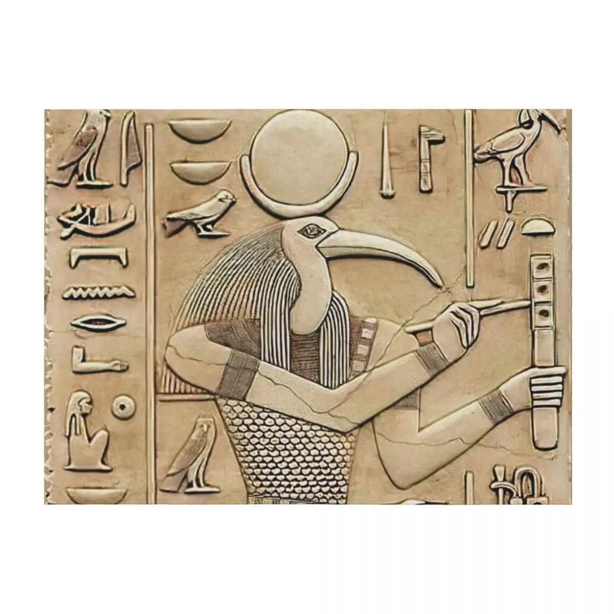 

Ancient Egyptian God Thoth Throw Blanket Summer Beddings Thermal Decorative Beds anime Blankets