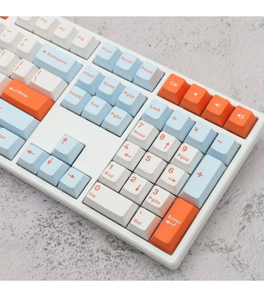Cherry Original Factory Height Icon New Mold Full Set of PBT Two-Color Molding Keycaps 171 Keys