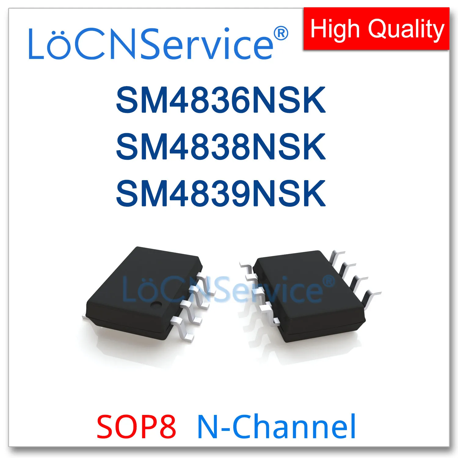

LoCNService 50PCS 500PCS SOP8 SM4836NSK SM4838NSK SM4839NSK N-CHANNEL High quality