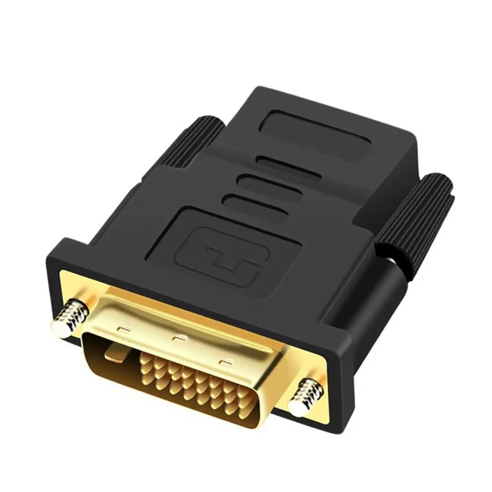 NEW Vention DVI To HDMI Adapter Bi-directional DVI D 24+1 Male To HDMI Female Cable Connector Converter For Projector HDMI To DV