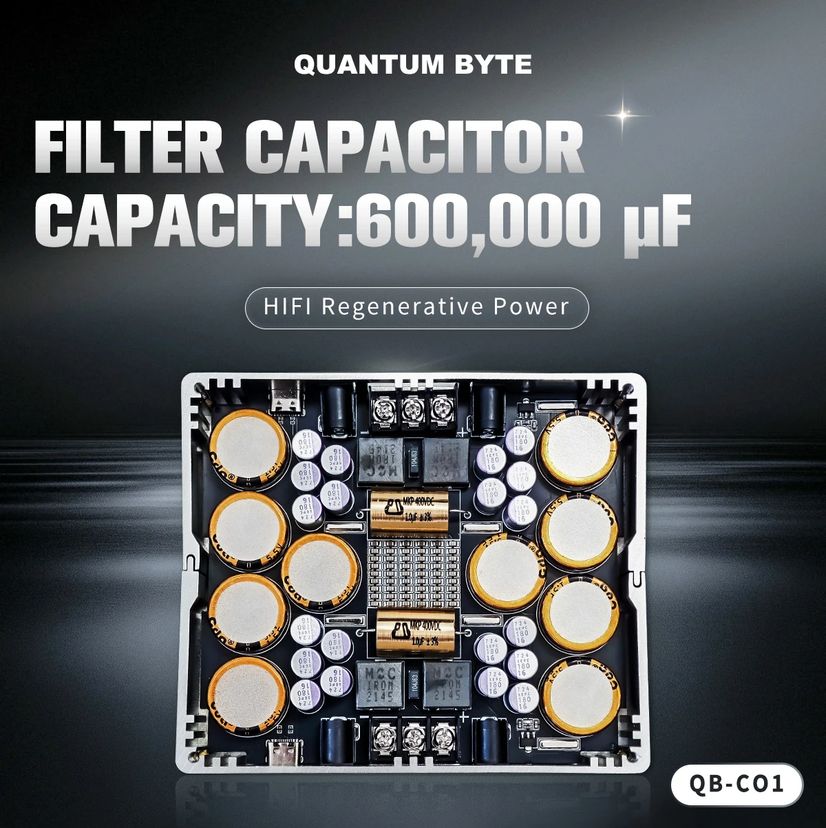 QB-C01 Hi-Fi Regenerative Power Filter CNC Power Conditioner for Audio Amplifier DAC