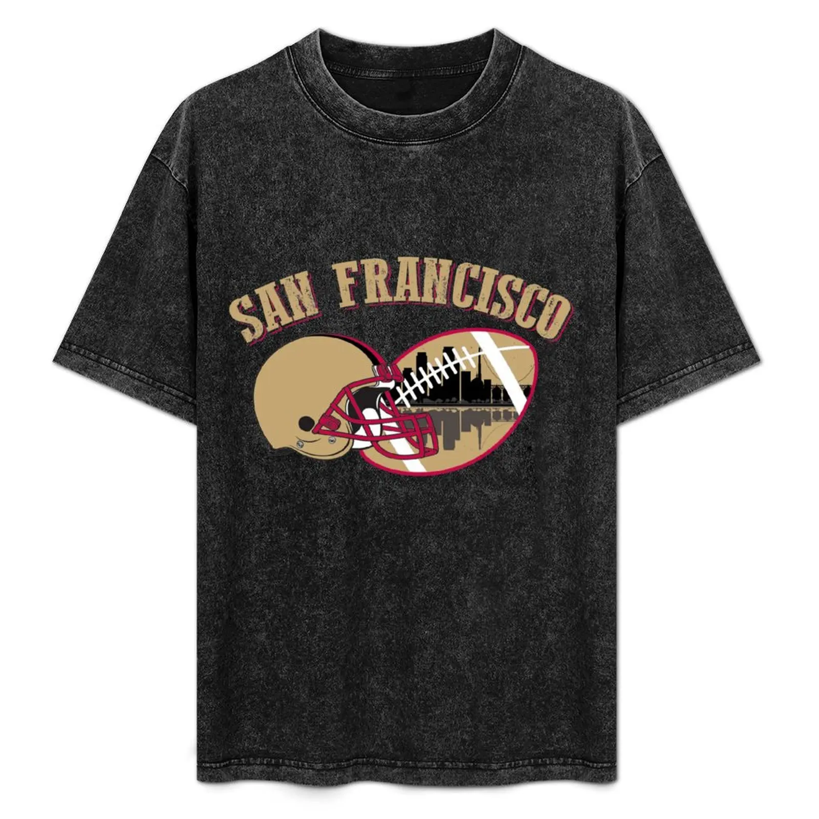 

SF San Francisco Football T-Shirt shirts graphic basketball graphic tees t shirts for men pack