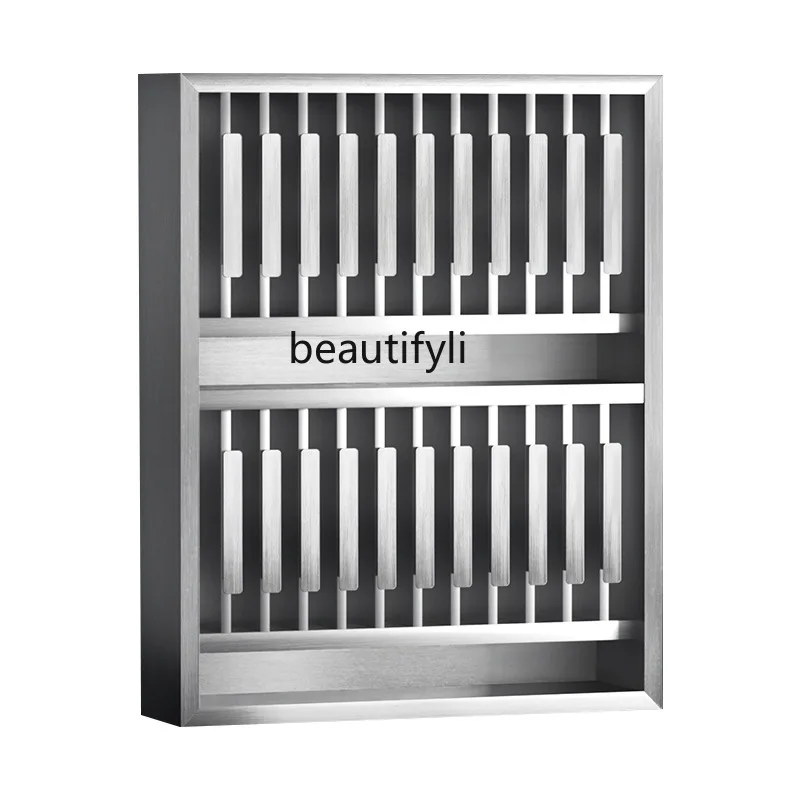 

Hair Salon Storage Rack Barber Shop Stainless Steel Locker Hair Salon Color Cream Display Cabinet