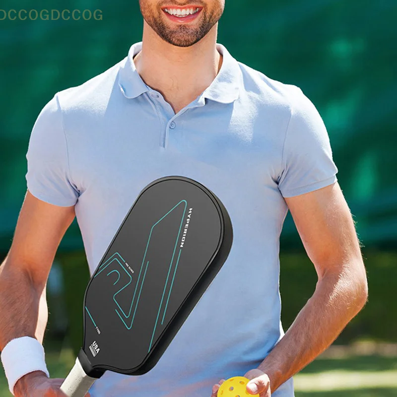 

1 шт., весло для пиклбола, графитовая текстурированная поверхность для вращения, профессиональная ракетка для пиклбола, весло из необработанного углеродного волокна