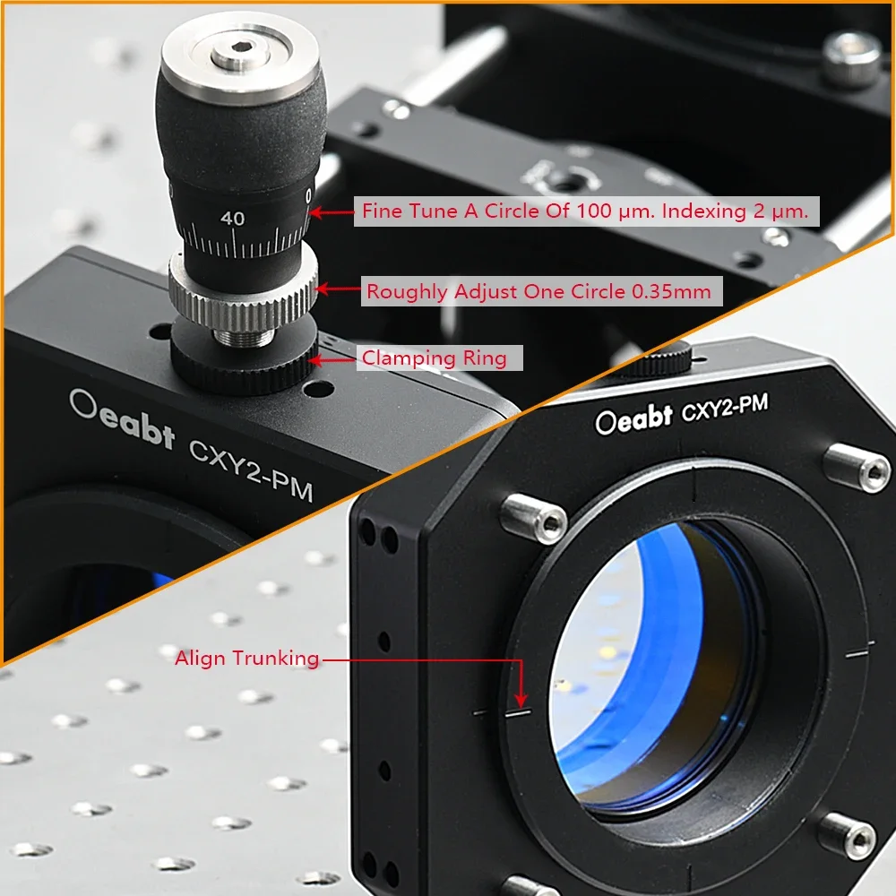 CXY2-PM XY Translators Mouint for 60mm Cage System Ø2