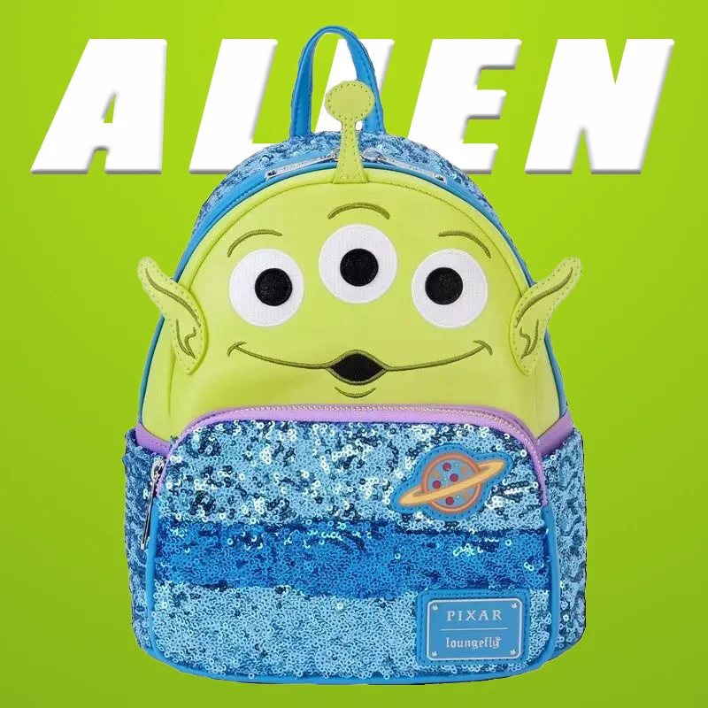 

Loungefly Toy Story Alien Cartoon Anime Peripheral Double Shoulders Backpack Satchel Cute Children Birthday Kawaii Gifts