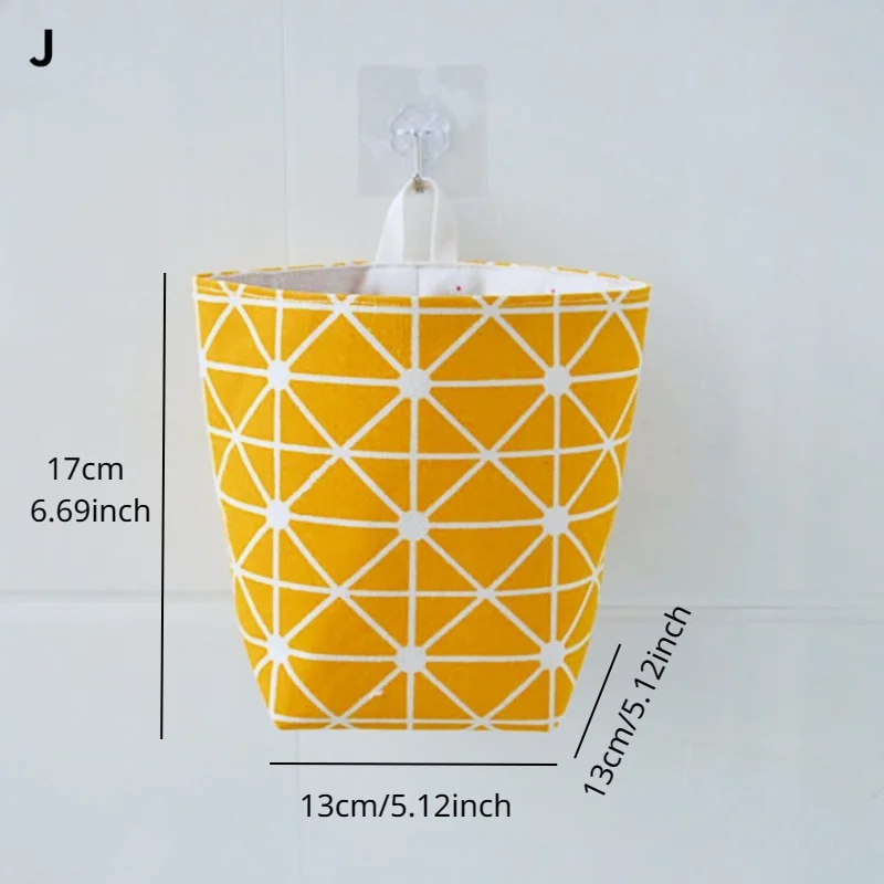 1PC Wall Hanging Storage Bags Organizer for Home Small Pocket Desktop Box Pockets for Bathroom Home Door Pendant Decor Supplies