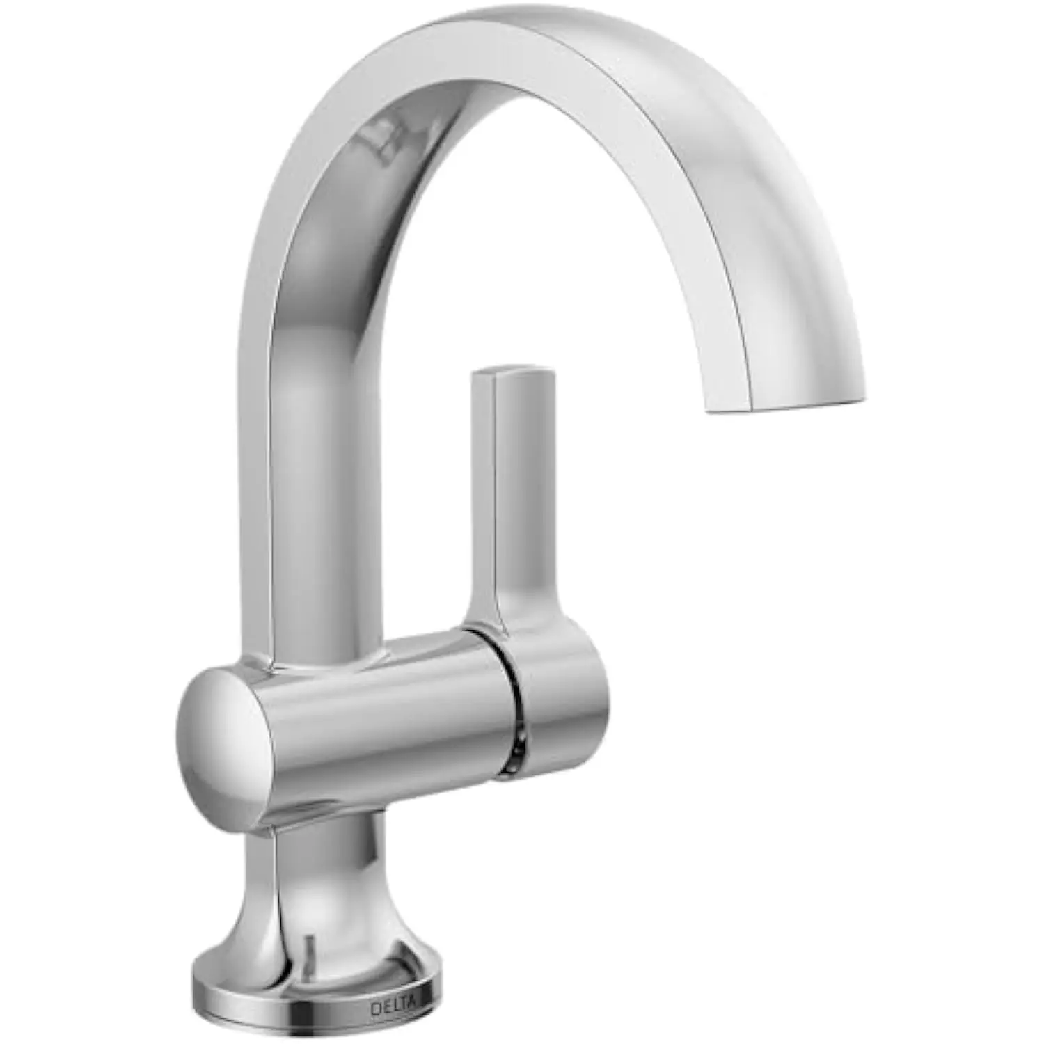 

Delta Faucet Albion Single Hole Bathroom Faucet, Chrome Single Handle Bathroom Faucet, Bathroom Sink Faucet, Metal Push Pop-Up