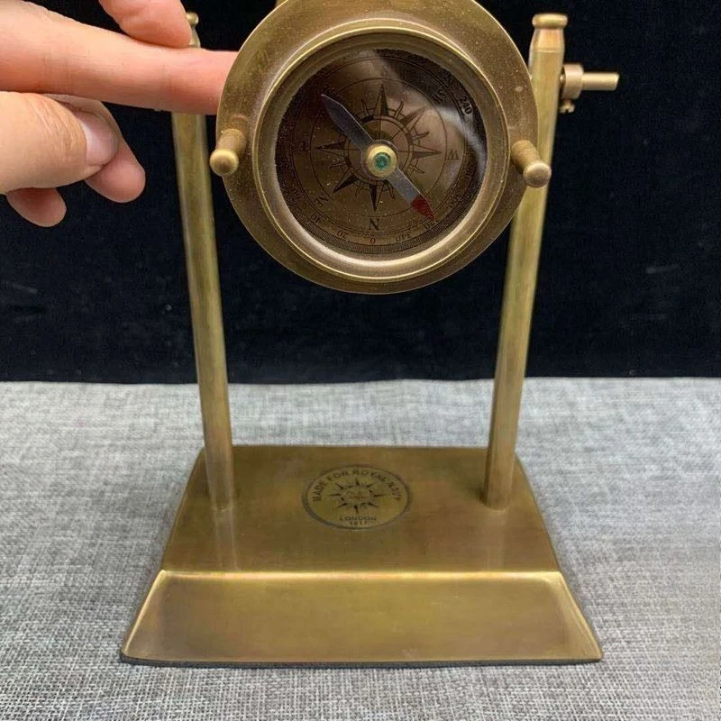 Pure copper rotating hourglass timer ornament living room study time hourglass