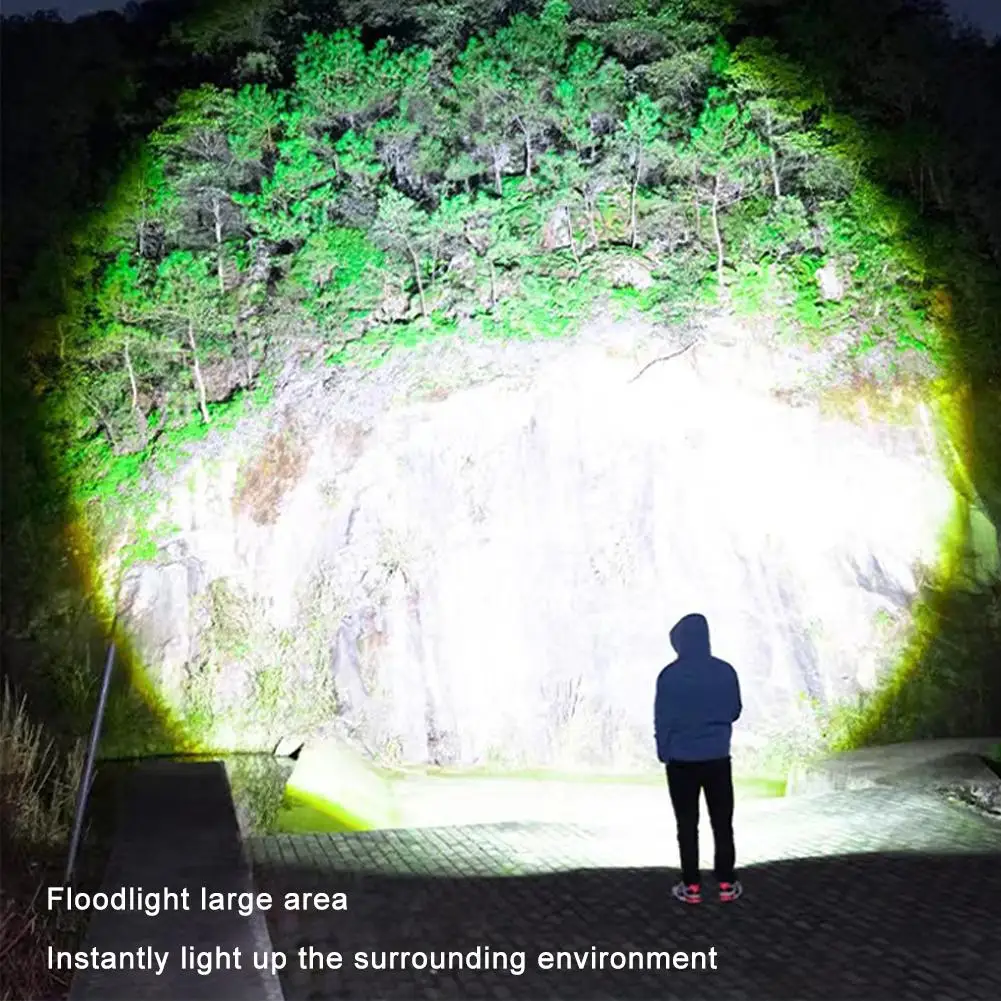 Usb led lanterna de alta potência mini recarregável super brilhante zoomable lanterna tática à prova dwaterproof água para bicicleta