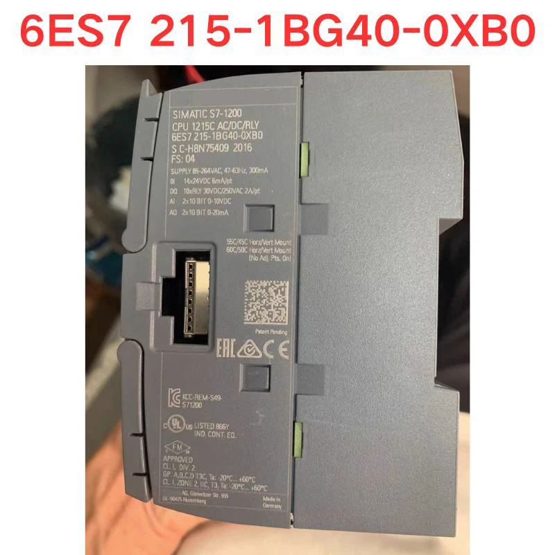 Módulo de función usado 6ES7 215-1BG40-0XB0, comprobación OK