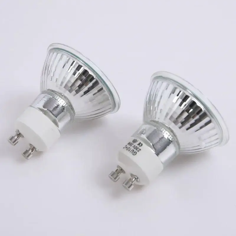 GU10+C MR16 Halogen Bulbs 50W 120V Dimmable 2800K Warm White GU10 for Restaurant Display Lighting