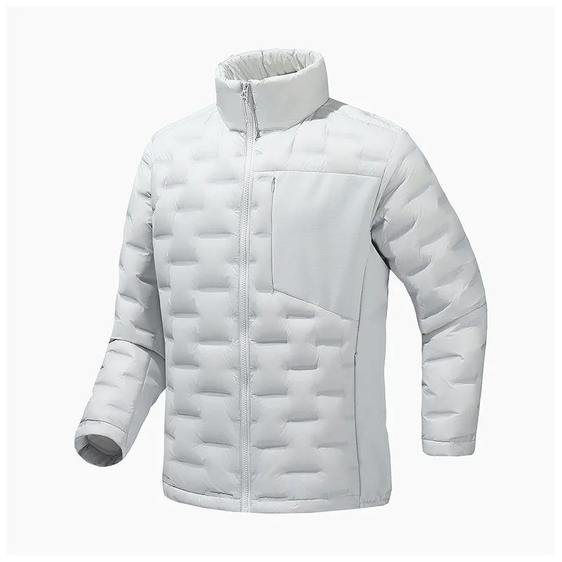​​Lightweight Men's Down Jacket with 90% Duck Down Fill, Warm Winter Outerwear Coat​​ Navy Blue (5 Colors) S-3XL