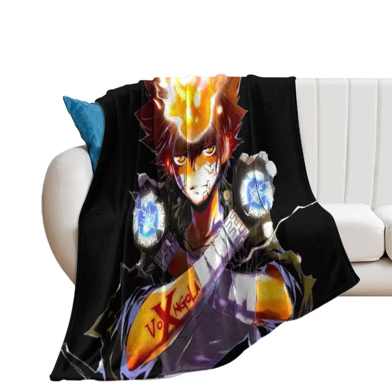 

Katekyo Hitman Reborn Tsunayoshi Sawada Throw Blanket Bed covers Beautifuls cosplay anime Polar Blankets