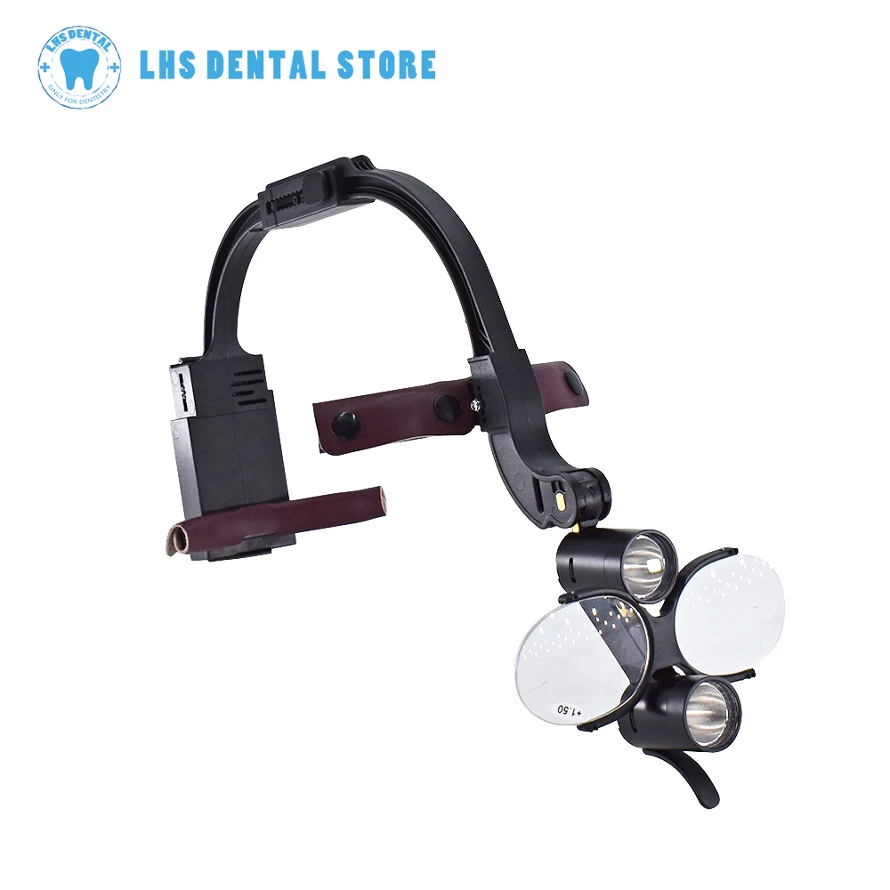 Dental LED light 2.5X 3.5X for magnifying telescope 5W light source Dental surgical headlamp Laboratory equipment