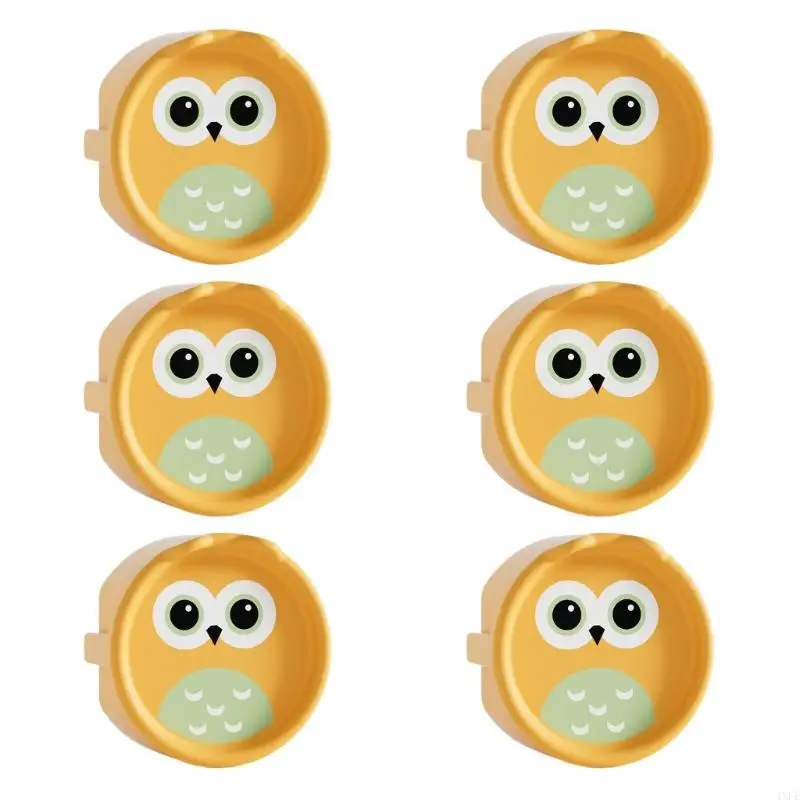 6pcs ổ cắm silicone linh hoạt bao gồm an toàn chống trẻ cho ổ cắm châu Âu