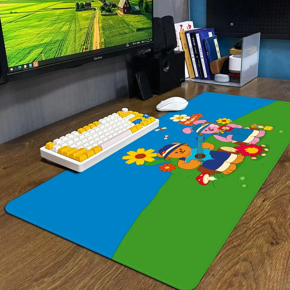لوحة ماوس Wiggles Wiggles MouseMat XXL ملحقات الكمبيوتر لوحة مفاتيح كبيرة لطاولة الكمبيوتر المحمول المنتج الجديد لألعاب الألعاب