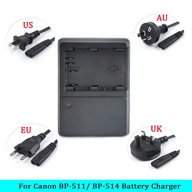 DS8101 CB-5L Battery Charger For Canon EOS 5D 50D 10D 20D 40D 300D G3 G5 G6 G1 Pro 90 750i 630i Camera BP-511  BP514 BP512 CB5L