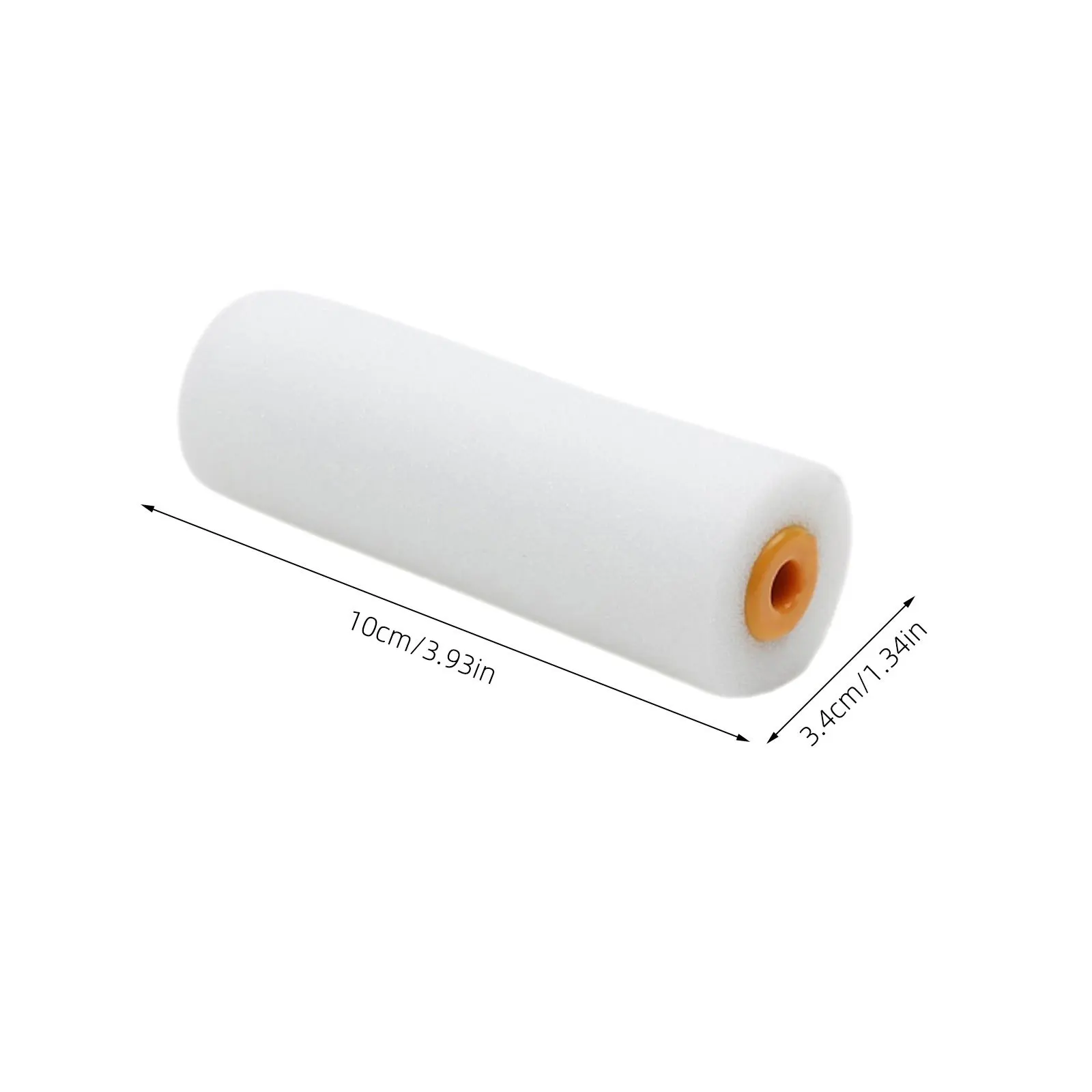 Juego profesional de 10 Uds de rodillos de pintura de espuma para pintura de pared, cubiertas de esponja multifuncionales para siesta, herramientas de aplicación suave