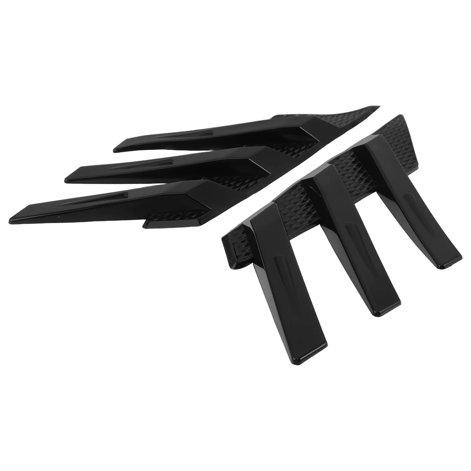 

1 Pair Universal Rear Window Side Spoiler Wing Trim Cover For Car Exterior Durable Tpu Vehicle Tail Lip Auto Body Modification