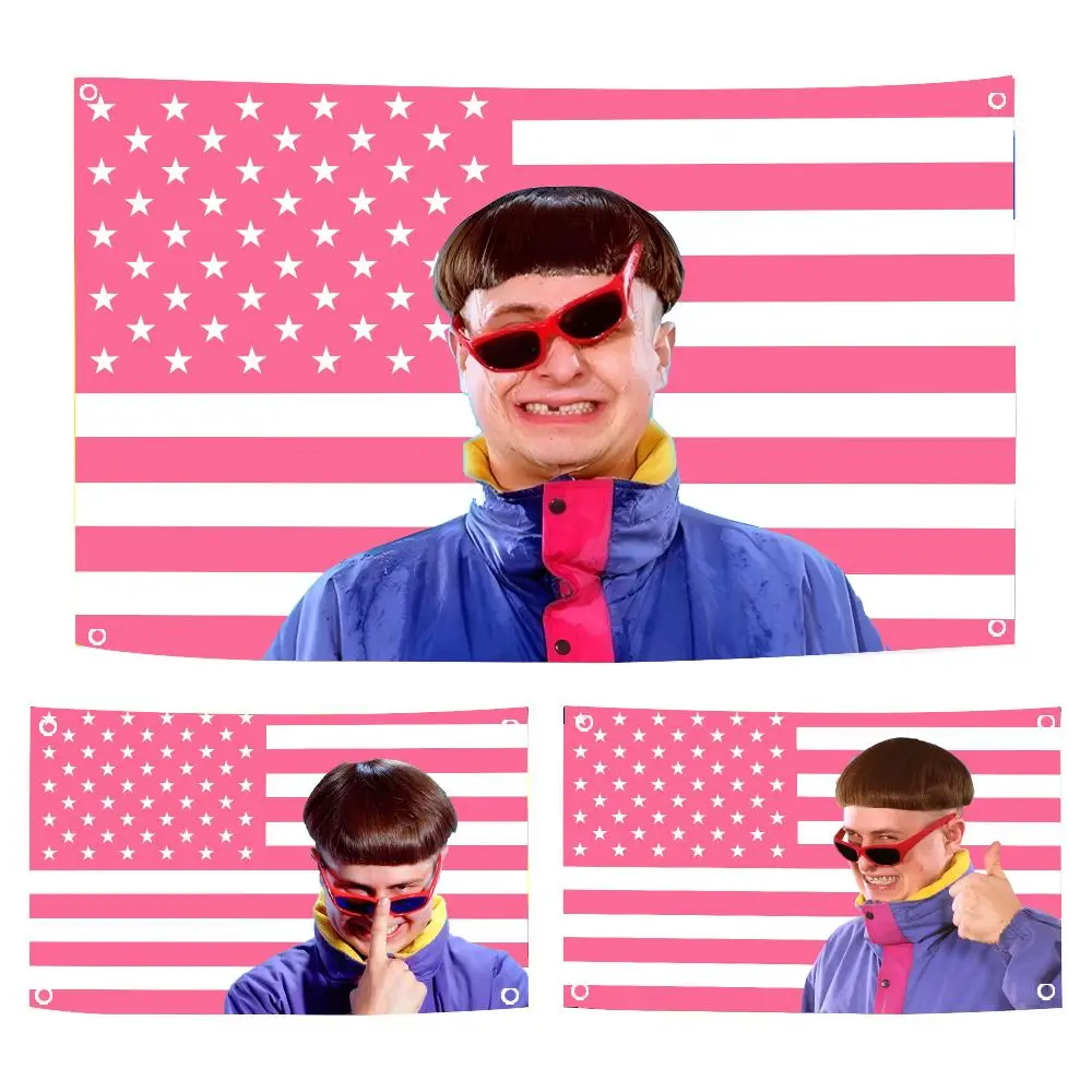 American Singer O-Oliver Tree Flags Horizontal High Density Knitted Fabric European Simple For Durable Outdoor Indoor Use