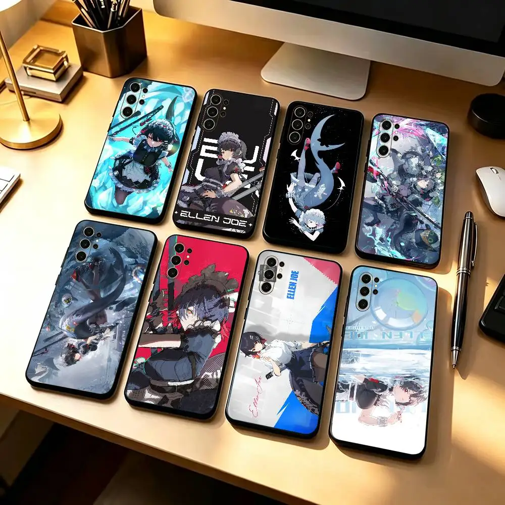 Cool Game ZZZ ellen   Stand Silicone Phone Case For Samsung S26,25,24,21,22,21,20,Ultra,Plus,Fe, Lite